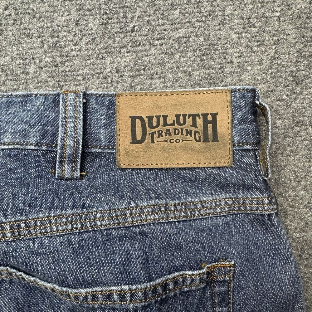 Duluth Trading Midweight Ballroom Jeans Mens Size 38x30 5 Pocket Cotton Denim - Picture 6 of 9